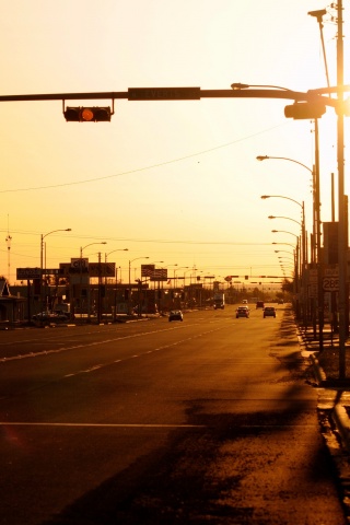 Закат в Лос Анджелесе обои