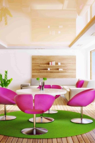 Дизайн гостиной обои