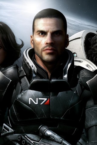 Mass Effect N7 обои