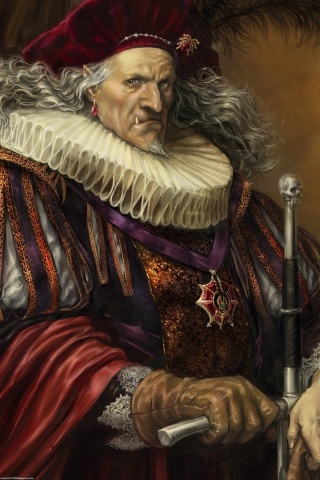 Портрет вампира обои