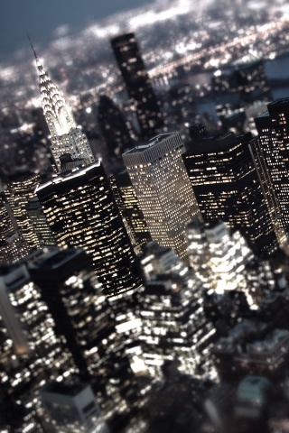 Ночной Нью-Йорк обои