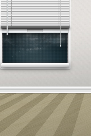 Полосатый пол и стечатое окно обои