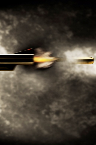 Выстрел из револьвера обои