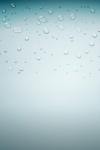 Капли на светлом фоне обои