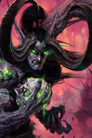 Иллидан из WoW BC обои
