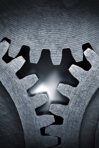 Три сцепленных шестерни обои