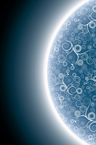 Планета из узоров обои