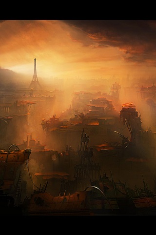 Постапокалиптический Париж обои