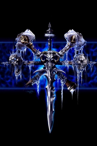 Логотип WarCraft Frothen Throne обои