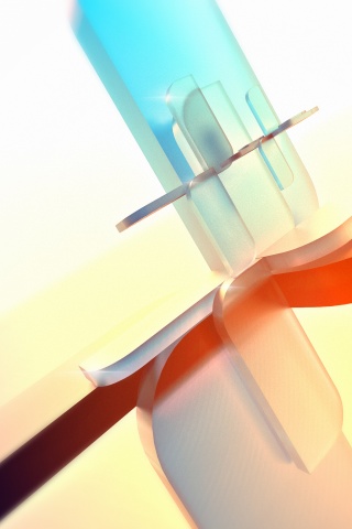 Абстракция из полупрозрачных фигур обои