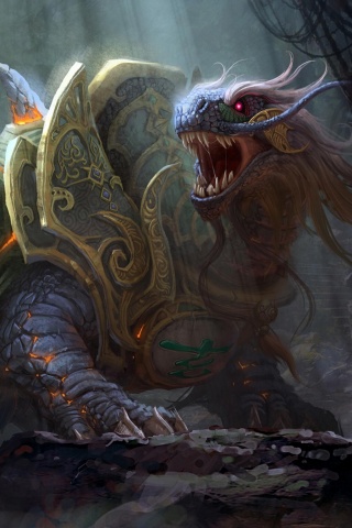 Драон-черепаха обои