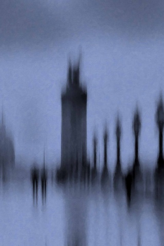 Размытый вид с моста обои