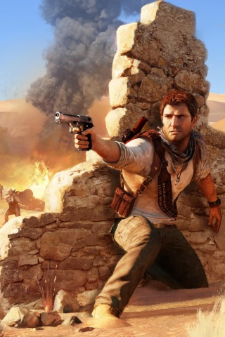 Бой в пустыне обои