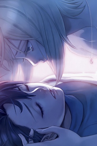 За секунду до поцелуя обои