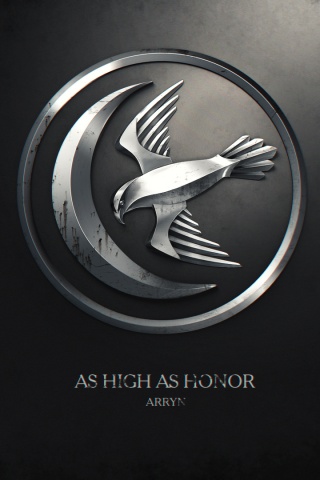 Металлический герб дома Аррен обои