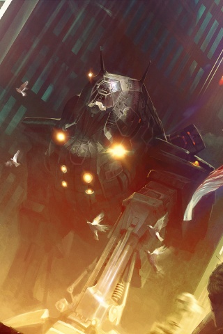 Арт из Киберпанк 2077 обои