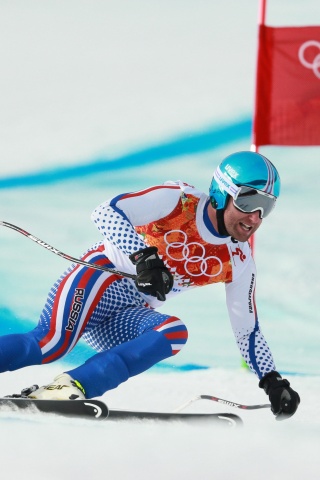 Лыжник на олимпиаде обои