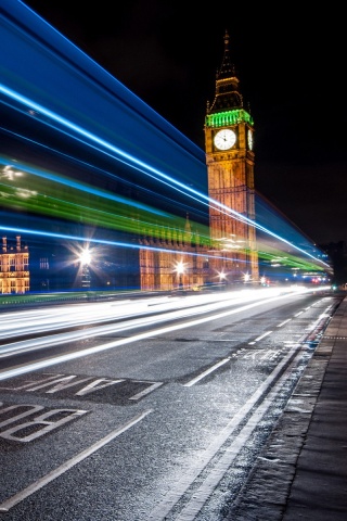 Ночной лондон обои