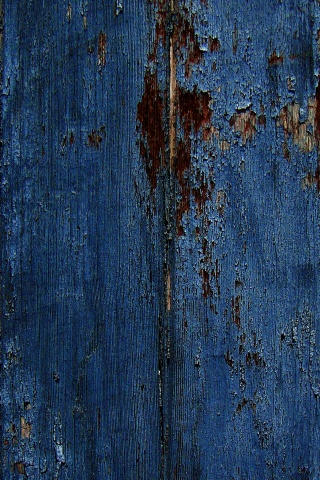 Облупившаяся синяя краска обои