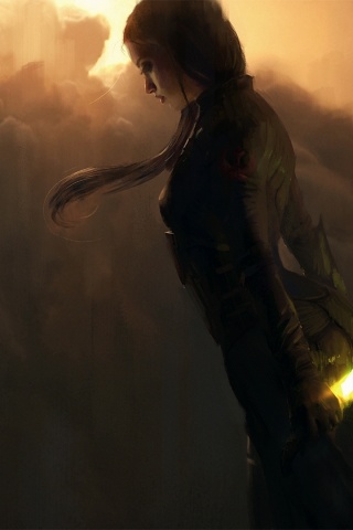 Девушка джедай обои