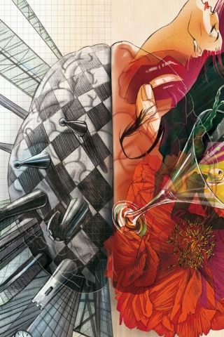 Левая и правая часть мозга обои