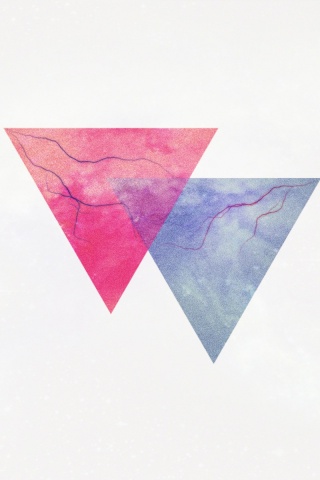 Минималистичные треугольники обои