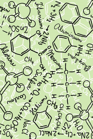 Химические формулы обои