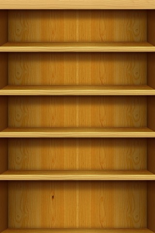 Обои в виде полок для iphone обои