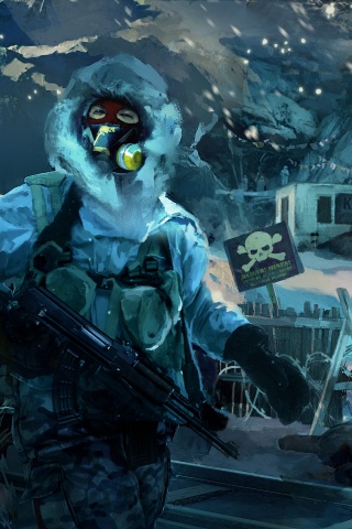 Снежно и опасно обои