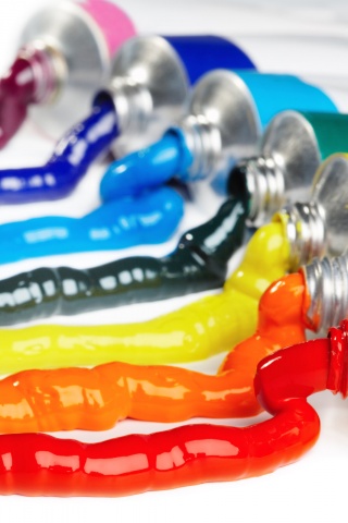 Тюбики с краской обои