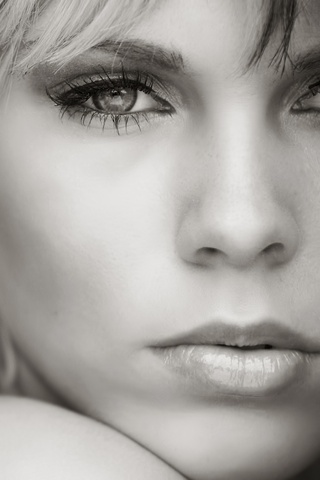 Черно-белое обои