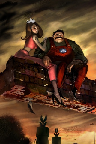 Марио - альтернативная концовка обои