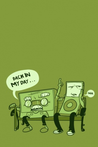 А вот в мои дни... обои