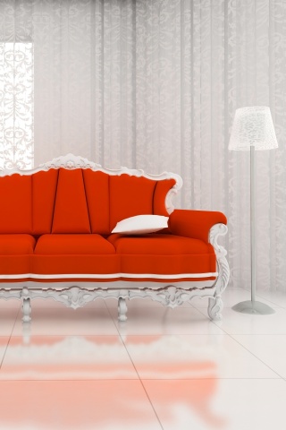 Диван в стиле ампир обои