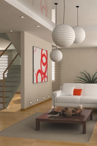 Китайская гостинная обои