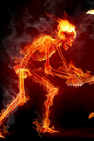 Музыка, пробирающая до костей обои