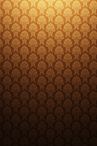 Оранжевые узоры обои