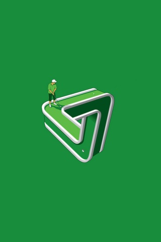 Специфический гольф обои