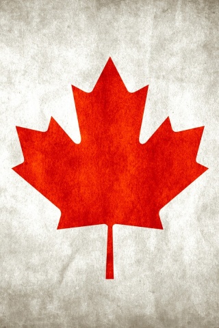 Флаг канады, кленовый лист обои