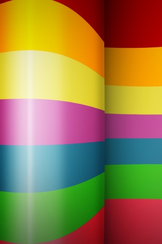 Радужные полосы обои