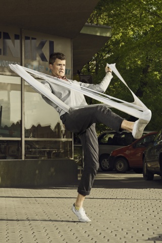 Запутавшийся в жвачке обои