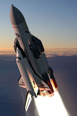 Взлёт шаттла обои