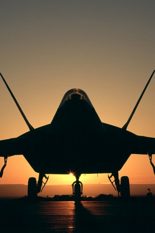 Истребитель F22 обои