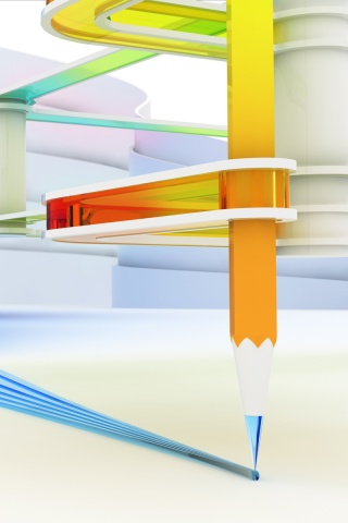 Фантазия карандаша обои