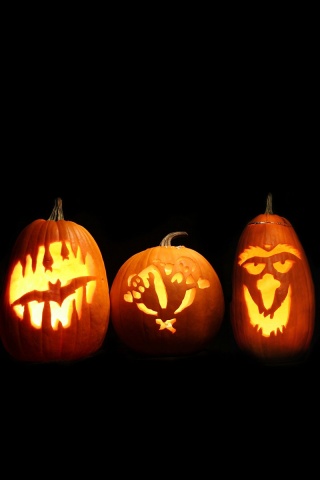 Тыквы на Хэллоуин обои