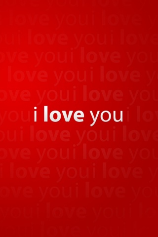 Я люблю тебя обои