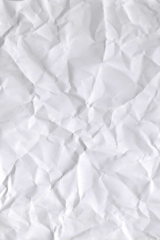 Мятый лист белой бумаги A4 обои