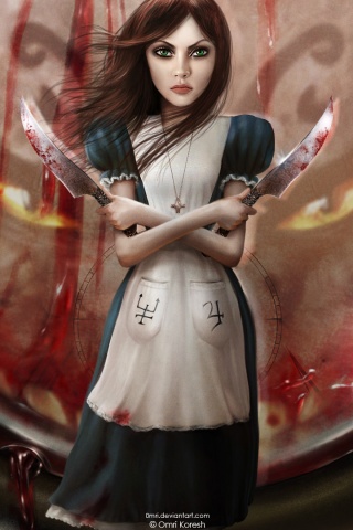 Алиса гроза страны чудес обои