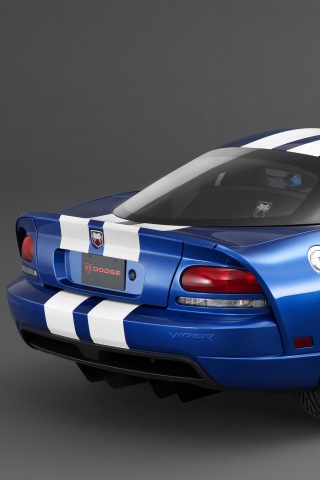 Синий Dodge Viper обои