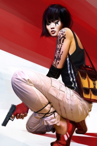 Фейт с пистолетом обои